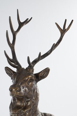 Lot 783 - JULES EDMOND MASSON, FRENCH (1871-1932) A LARGE LATE 19TH CENTURY PATINATED BRONZE SCULPTURE