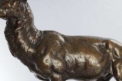 Lot 783 - JULES EDMOND MASSON, FRENCH (1871-1932) A LARGE LATE 19TH CENTURY PATINATED BRONZE SCULPTURE