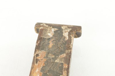 Lot 843 - A 13TH CENTURY NORTH ITALIAN CARVED AND GESSO WORK CORPUS CRISTI