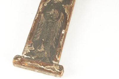 Lot 843 - A 13TH CENTURY NORTH ITALIAN CARVED AND GESSO WORK CORPUS CRISTI