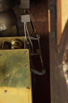 Lot 1369 - VAN OOSTROM, AMSTERDAM. A MID 18TH CENTURY DUTCH ORMOLU MOUNTED MAHOGANY MOON ROLLER VERGE BRACKET CLOCK