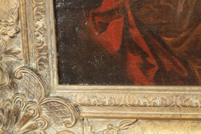Lot 1110 - AN 18TH CENTURY CONTINENTAL SCHOOL OIL ON CANVAS PORTRAIT OF A LADY