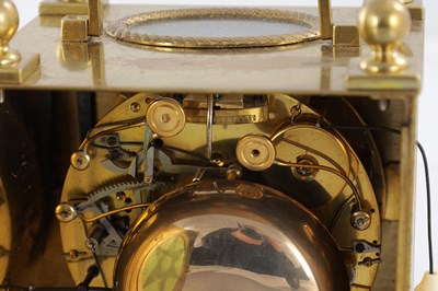 Lot 1553 - SIMON GOUNOUILHOU, A GENEVE. AN EARLY 19TH CENTURY SWISS PETITE SONNERIE CARRIAGE CLOCK