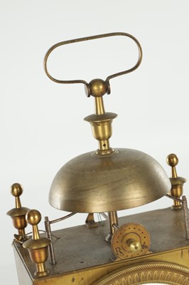 Lot 1531 - AN EARLY 19TH CENTURY FRENCH CAPUCINE CARRIAGE CLOCK
