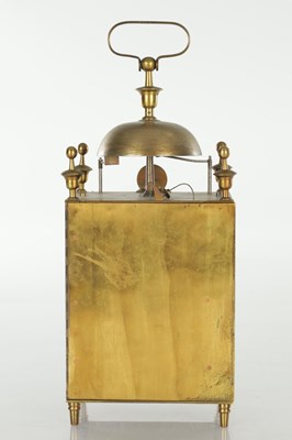 Lot 1531 - AN EARLY 19TH CENTURY FRENCH CAPUCINE CARRIAGE CLOCK