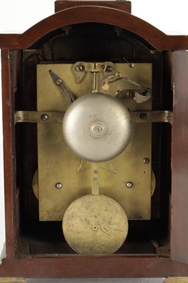 Lot 1361 - A 20TH CENTURY DOUBLE FUSEE AUTOMATION BRACKET CLOCK