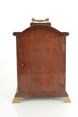 Lot 1361 - A 20TH CENTURY DOUBLE FUSEE AUTOMATION BRACKET CLOCK