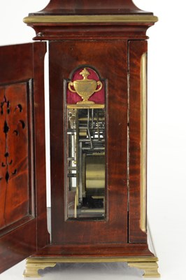 Lot 1547 - LOUIS RAYMOND. A SMALL LATE 18TH CENTURY FRENCH QUARTER CHIMING BRACKET CLOCK