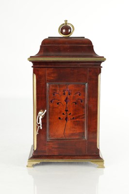 Lot 1547 - LOUIS RAYMOND. A SMALL LATE 18TH CENTURY FRENCH QUARTER CHIMING BRACKET CLOCK