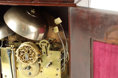 Lot 1547 - LOUIS RAYMOND. A SMALL LATE 18TH CENTURY FRENCH QUARTER CHIMING BRACKET CLOCK