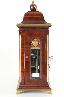 Lot 1547 - LOUIS RAYMOND. A SMALL LATE 18TH CENTURY FRENCH QUARTER CHIMING BRACKET CLOCK