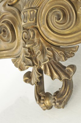 Lot 835 - A 19TH CENTURY GILT BRONZE HANGING LIGHT IN THE MANNER OF CLOSER