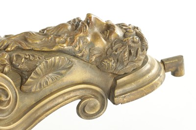 Lot 835 - A 19TH CENTURY GILT BRONZE HANGING LIGHT IN THE MANNER OF CLOSER