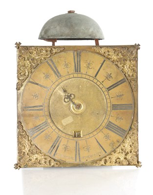Lot 1437 - JOHN COAL, OF NEWPORT. A LATE 17TH CENTURY 30-HOUR LONGCASE CLOCK MOVEMENT