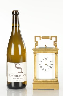 Lot 1562 - A LATE 19TH CENTURY FRENCH MUSICAL REPEATING CARRIAGE CLOCK