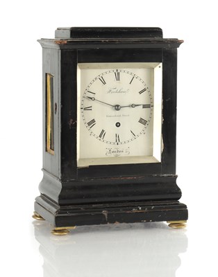 Lot 1428 - FRODSHAM, GRACECHURCH STREET, LONDON. A SMALL MID 19TH CENTURY FUSEE LIBRARY CLOCK