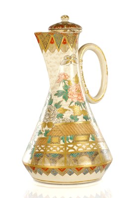 Lot 559 - A JAPANESE MEIJI PERIOD SATSUMA EWER