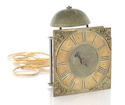 Lot 1355 - JASON FIELD, HEMSTED. AN EARLY 18TH CENTURY 8” DIAL 30-HOUR LONGCASE CLOCK MOVEMENT