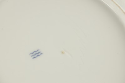 Lot 62 - FIVE 19TH CENTURY PORCELAIN COPENHAGEN CABINET PLATES