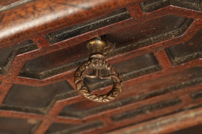Lot 1627 - A GEORGE III MAHOGANY CHIPPENDALE STYLE KNEEHOLE DESK