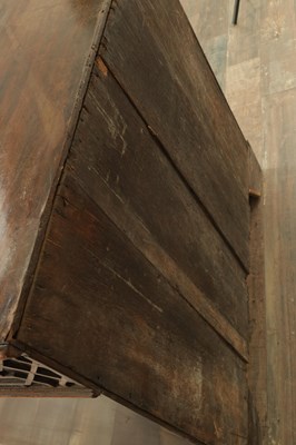 Lot 1627 - A GEORGE III MAHOGANY CHIPPENDALE STYLE KNEEHOLE DESK