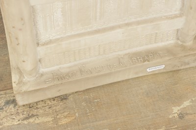 Lot 923 - A 20TH CENTURY ITALIAN COMPOSITE MARBLE STATUE