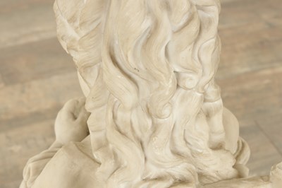 Lot 923 - A 20TH CENTURY ITALIAN COMPOSITE MARBLE STATUE
