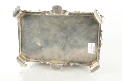 Lot 208 - A HEAVY 19TH CENTURY FRENCH CAST SILVER CASKET