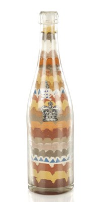 Lot 756 - A LATE 19TH CENTURY SAND BOTTLE