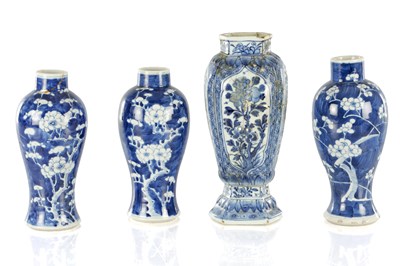 Lot 560 - A COLLECTION OF FOUR CHINESE VASES