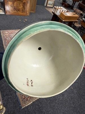 Lot 612 - A LARGE JAPANESE MEIJI PERIOD HALL VASE
