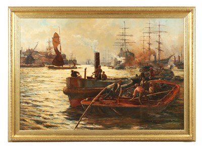 Lot 1118 - AFTER GEORGE VICAT COLE. A LARGE EARLY 20TH CENTURY OIL ON CANVAS