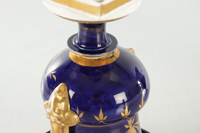 Lot 160 - A PAIR OF 19TH CENTURY DERBY URN SHAPED VASES