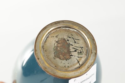 Lot 451 - A SMALL MEIJI PERIOD JAPANESE CLOISONNE VASE