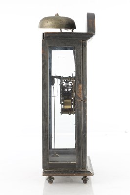Lot 1510 - A LATE 17TH CENTURY FRENCH RELIGIEUSE VERGE TABLE CLOCK