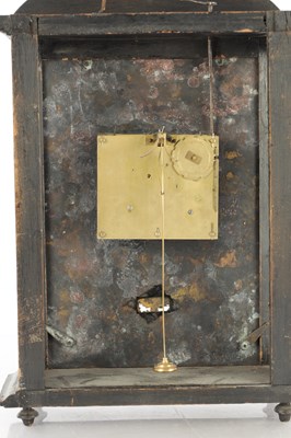 Lot 1510 - A LATE 17TH CENTURY FRENCH RELIGIEUSE VERGE TABLE CLOCK