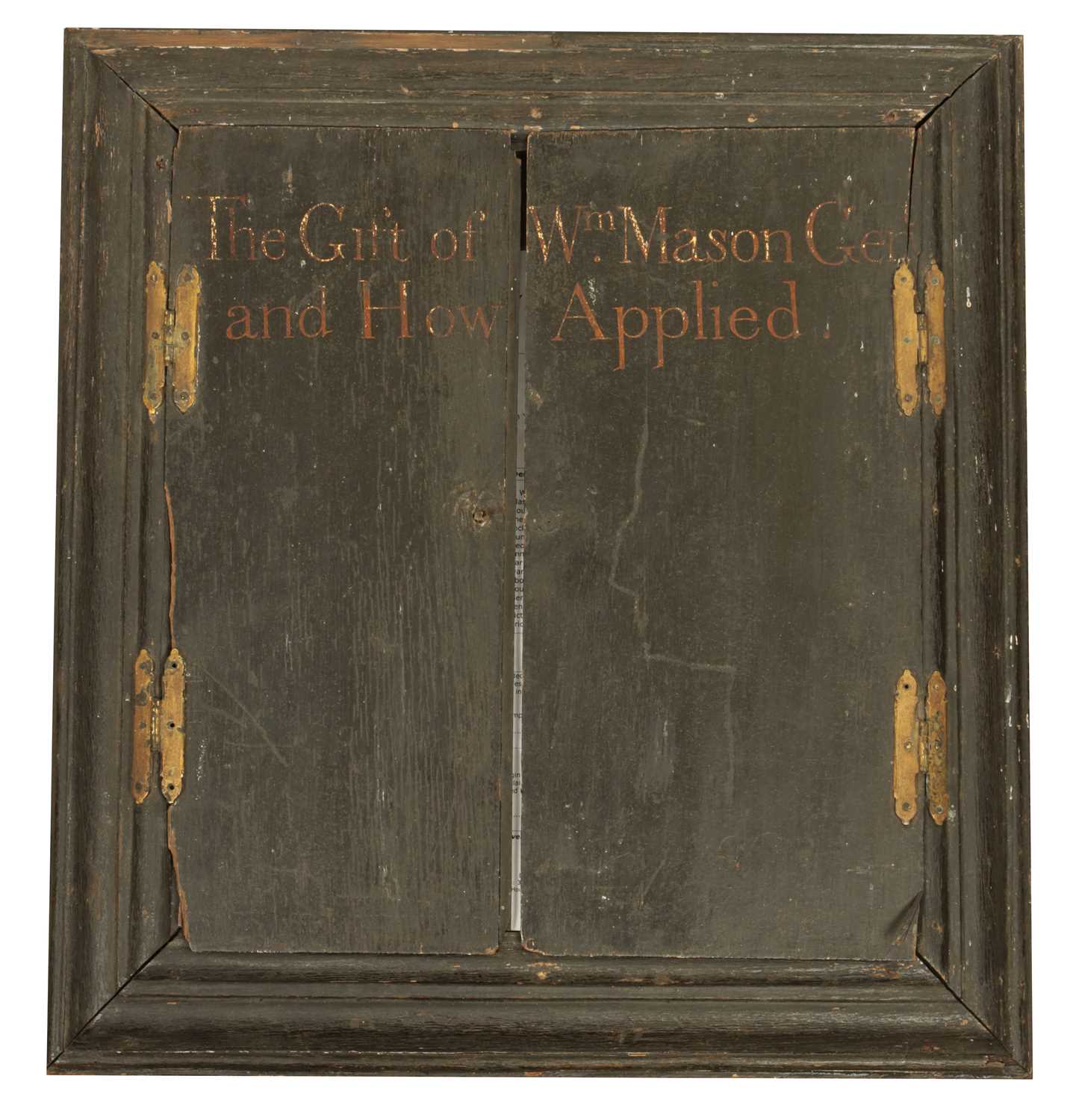 Lot 762 - AN EARLY 18TH CENTURY WRITTEN RECORD OF THE DONATION OF WILLIAM MASON, LATE OF THE PARISH OF ST ANDREWS, SOUTHWARK, CIRCA 1723