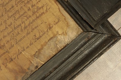 Lot 762 - AN EARLY 18TH CENTURY WRITTEN RECORD OF THE DONATION OF WILLIAM MASON, LATE OF THE PARISH OF ST ANDREWS, SOUTHWARK, CIRCA 1723
