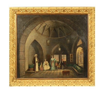 Lot 1222 - AFTER W.H. BARTLETT. A LATE 19TH CENTURY OIL ON CANVAS