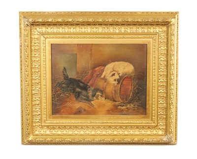 Lot 1175 - IN THE MANNER OF GEORGE ARMFIELD. A 19TH CENTURY OIL ON CANVAS