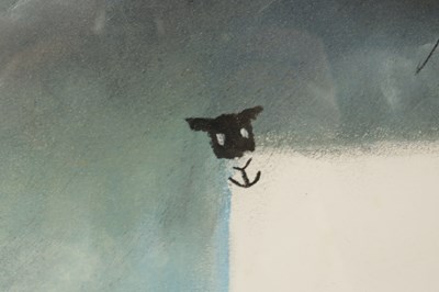 Lot 1196 - A 20TH CENTURY MACKENZIE THORPE ORIGINAL PASTEL