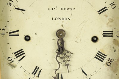 Lot 1112 - CHARLES HOWSE, LONDON. A GEORGE III MAHOGANY THREE TRAIN VERGE QUARTER STRIKING BRACKET CLOCK