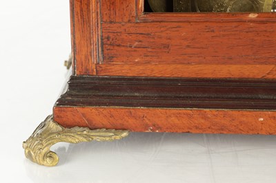 Lot 1112 - CHARLES HOWSE, LONDON. A GEORGE III MAHOGANY THREE TRAIN VERGE QUARTER STRIKING BRACKET CLOCK