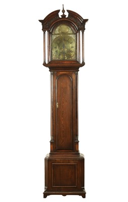 Lot 1421 - WILLIAM SNOW, PADSIDE, NUMBER 533. A GEORGE III OAK 30HR LONGCASE CLOCK