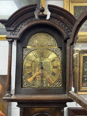 Lot 210 - WILLIAM SNOW, PADSIDE, NUMBER 533. A GEORGE III OAK 30HR LONGCASE CLOCK