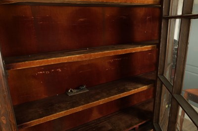 Lot 1609 - AN 18TH CENTURY DUTCH MARQUETRY FLORAL INLAID WALNUT SECRETAIRE BOOKCASE