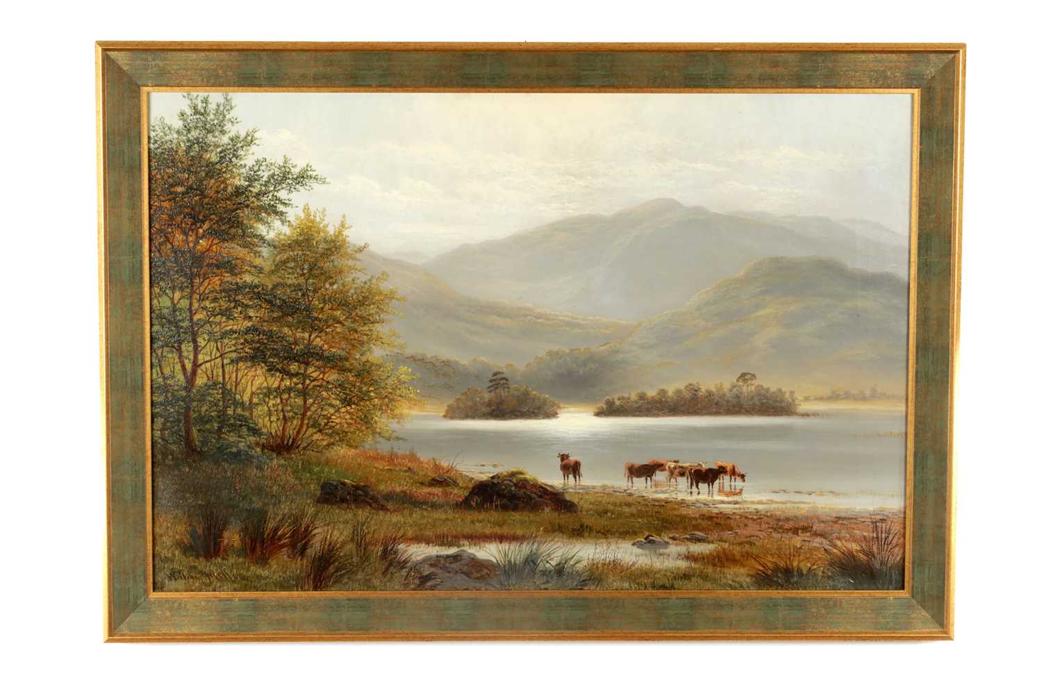 Lot 1108 - WILLIAM MELLOR (1851-1931) OIL ON CANVAS