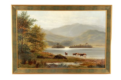 Lot 1108 - WILLIAM MELLOR (1851-1931) OIL ON CANVAS