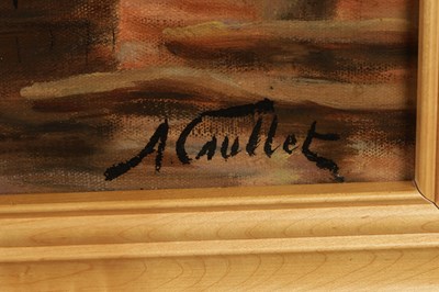 Lot 1133 - ALBERT CAULLET (1875-1950) OIL ON CANVAS