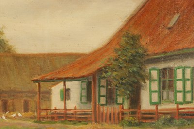 Lot 1133 - ALBERT CAULLET (1875-1950) OIL ON CANVAS
